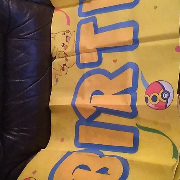 VINYL POKÉMON "Happy Birthday" Sign-120 inches x 20 inch (10 Feet Long) - Picture 6 of 16